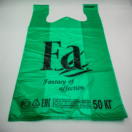 Майка 30+16х55=25мкм  ФА зеленая 100 шт в упак /1000