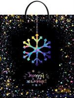 Пакет-сумка пласт ручка 440х400х0,100 Загадай желание ПВД /10/100