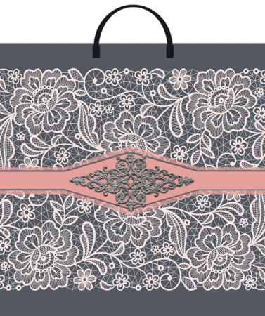 Пакет-сумка пласт ручка 360х370х0,100 Ницца ПВД /10/100