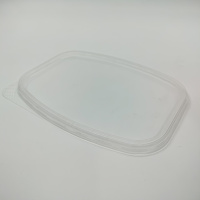 Крышка к контейнеру Алькор 139*102 прозрачная 100/1000