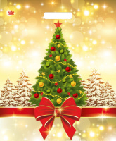 Пакет вырубная ручка 450х380х0,060 Мерцание праздника ПВД /50/500