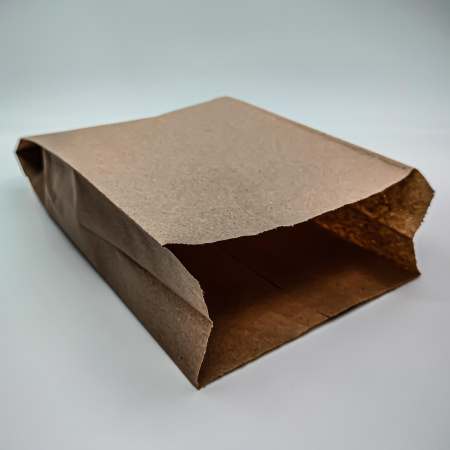 Пакет бумажный с плоским дном 140х60х250 мм крафт /2500