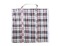 Сумки полипропиленовые 46+20х41+20 ПП с молнией клетка  Шер (Артпласт)/12