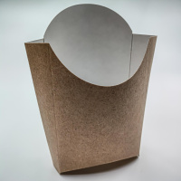 Коробка для картофель фри L картон 84*54*150мм  50шт.в уп. / 800 шт.